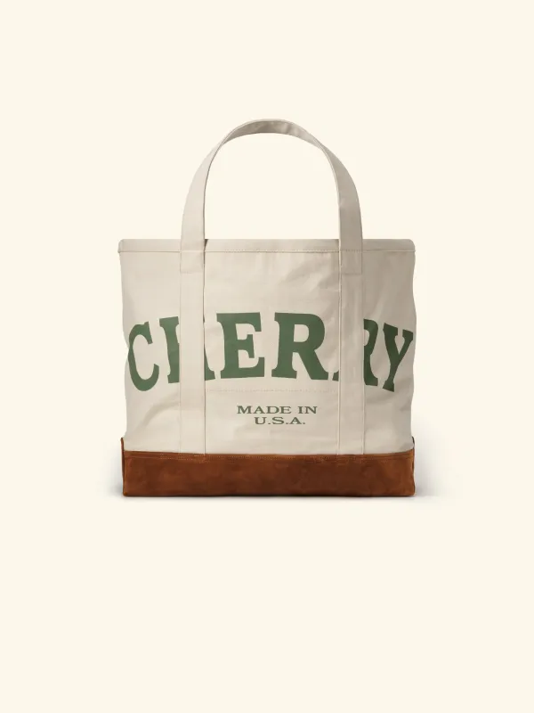 Canvas Tote Bag (Natural) made by Cherry LA