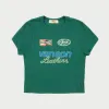 Vanson Mesh Baby Tee (Teal) sold by Cherry LA