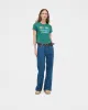 Vanson Mesh Baby Tee (Teal) sold by Cherry LA