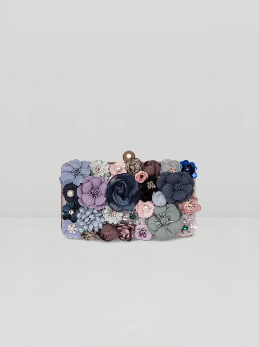 Clutch Bag with 3D Floral Design sold by Chi Chi London product image thumbnail 3