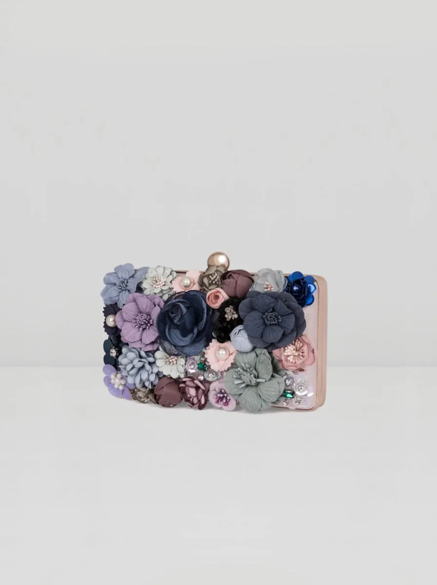 Clutch Bag with 3D Floral Design sold by Chi Chi London product image thumbnail 4