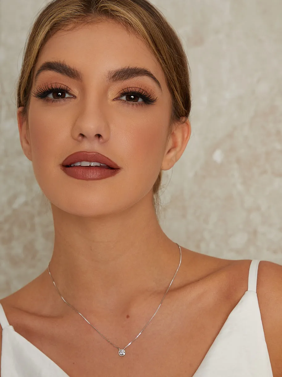 Delicate Diamante Necklace in Silver Tone sold by Chi Chi London product image thumbnail 2