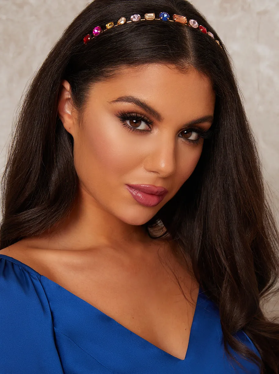 Gemstone Headband in Multi sold by Chi Chi London product image thumbnail 3