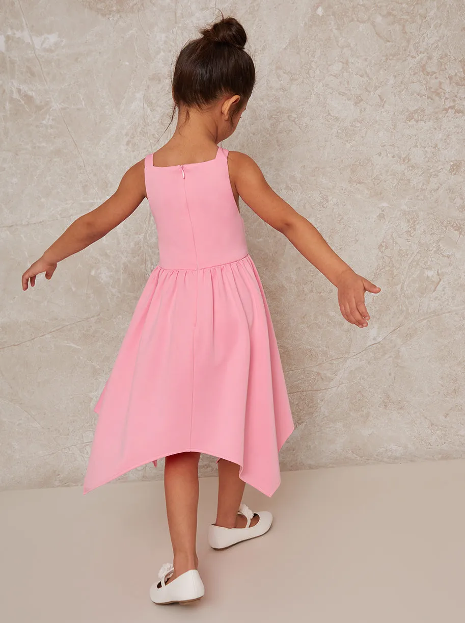 Girls Sun Dress in Pink sold by Chi Chi London product image thumbnail 4