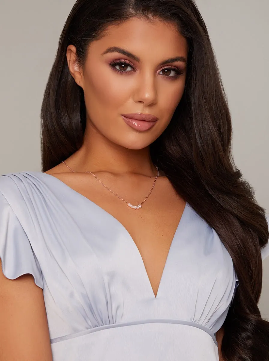 Diamante Necklace in Gold Tone sold by Chi Chi London product image thumbnail 2