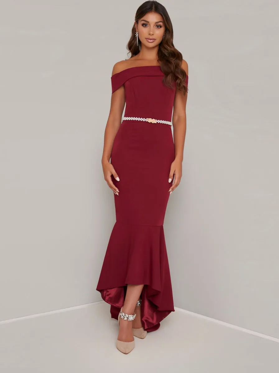 Pearl Detail Rose Gold Detail Belt sold by Chi Chi London product image thumbnail 3