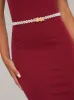 Pearl Detail Rose Gold Detail Belt sold by Chi Chi London