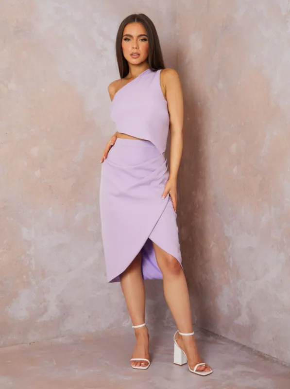 Asymmetric Top in Lilac sold by Chi Chi London