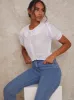 Puff Sleeve Collared Blouse in White sold by Chi Chi London