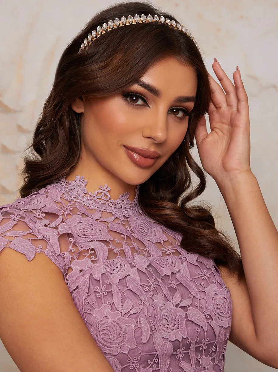 Embellished Headband in Silver sold by Chi Chi London