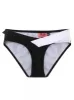 Contrast Bikini Bottoms in Black sold by Chi Chi London
