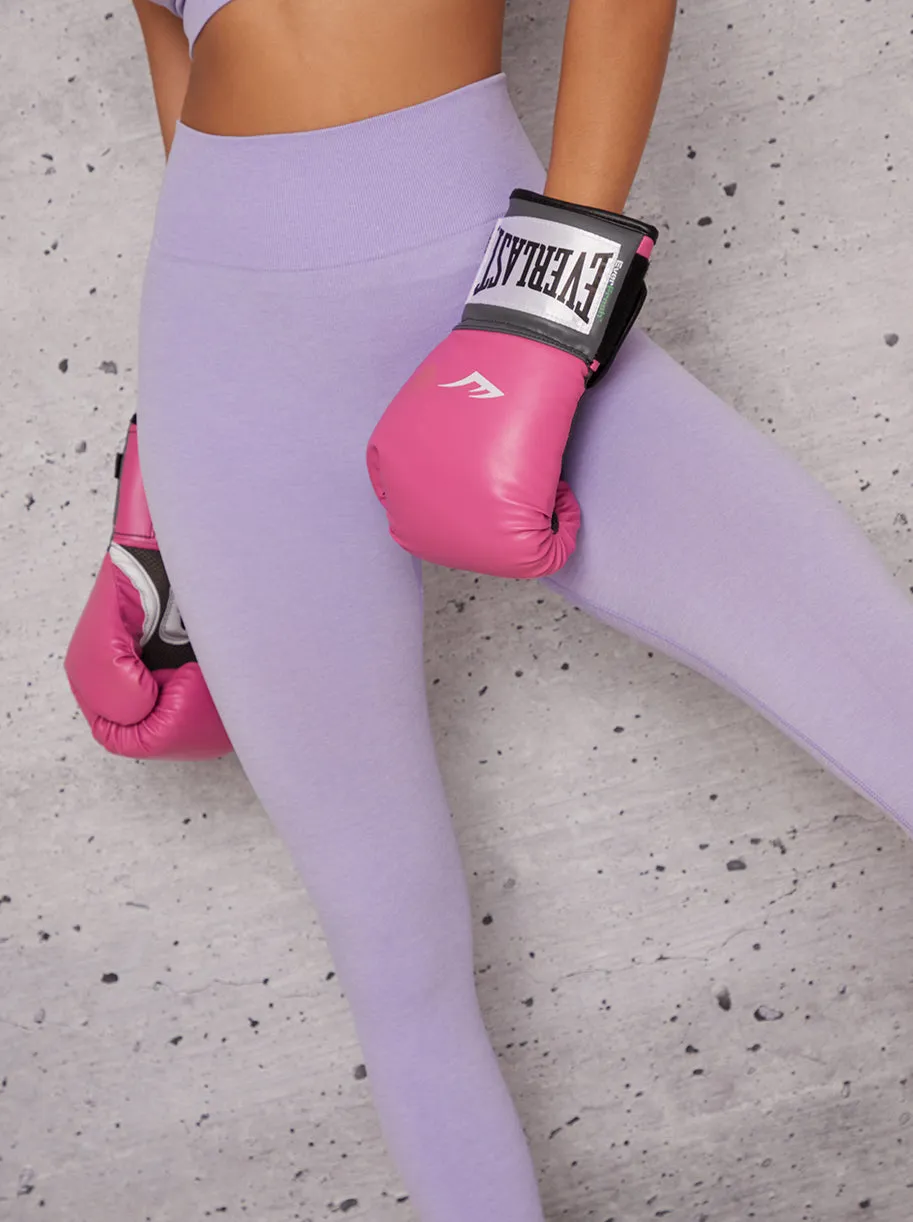 Mid Rise Sports Leggings in Purple sold by Chi Chi London product image thumbnail 4