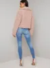 Short Teddy Jacket in Pink sold by Chi Chi London