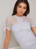 Tall Crochet Lace Overlay Midi Dress in Grey sold by Chi Chi London
