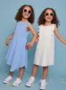 Girls Ruffle Detail Dress in White sold by Chi Chi London