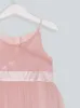 Girls Tulle Satin Detail Dress in Pink sold by Chi Chi London
