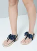 Bow Detail Sandals in Black sold by Chi Chi London