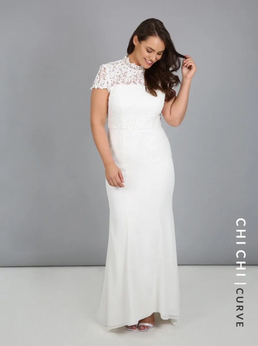 Chi Chi Curve Bridal Bella Dress sold by Chi Chi London