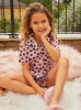 Girls Spot Print Night Dress in Pink sold by Chi Chi London
