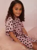 Girls Spot Print Night Dress in Pink sold by Chi Chi London
