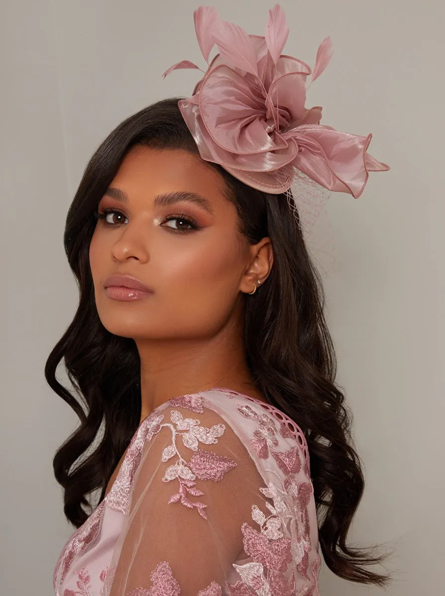 Feather Detail Fascinator in Brown sold by Chi Chi London product image thumbnail 3