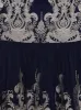 Girls Embroidered Lace Tulle Party Dress in Blue sold by Chi Chi London