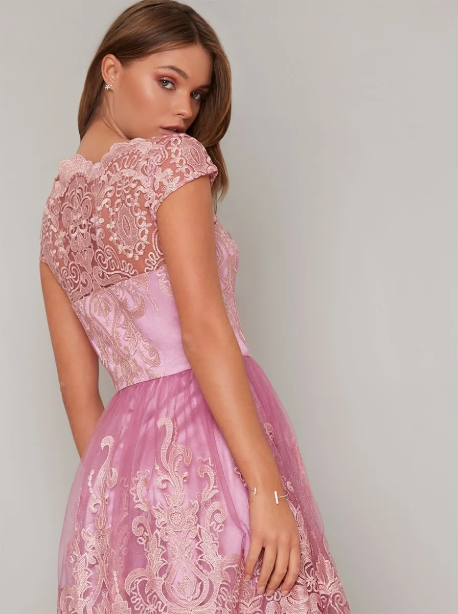 Chi Chi Rose Dress sold by Chi Chi London product image thumbnail 3