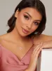 Diamante Circle Necklace in Gold Finish sold by Chi Chi London