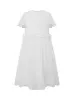 Girls 3D Floral Chiffon Midi Dress in White sold by Chi Chi London