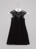Girls Lace Bodice Party Dress in Black sold by Chi Chi London