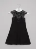 Girls Lace Bodice Party Dress in Black sold by Chi Chi London