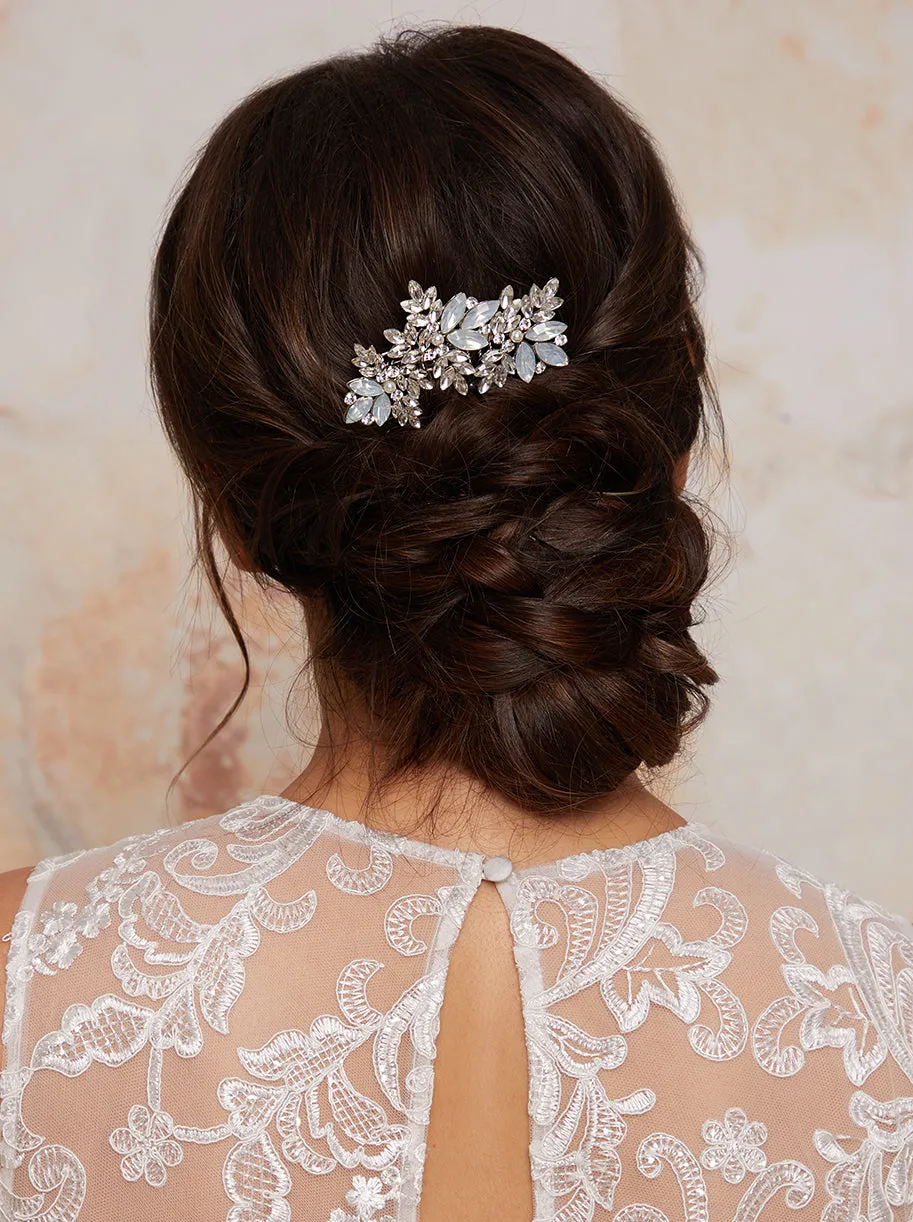 Diamante Bridal Hair Piece in Silver sold by Chi Chi London product image thumbnail 2