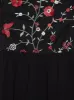 Girls Floral Embroidered Party Midi Dress in Black sold by Chi Chi London