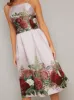 Cami Strap Floral Print Midi Dress in Pink sold by Chi Chi London