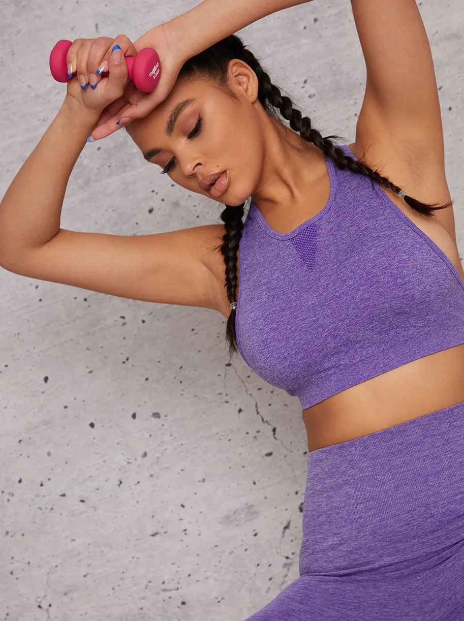 High Rise Cut Out Detail Sports Bra sold by Chi Chi London product image thumbnail 4