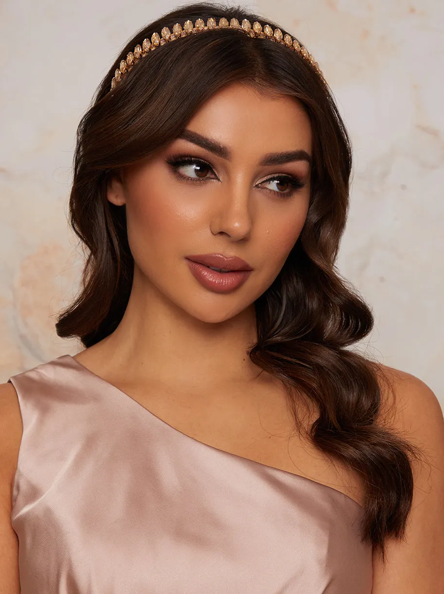 Embellished Headband in Rose Gold sold by Chi Chi London product image thumbnail 3