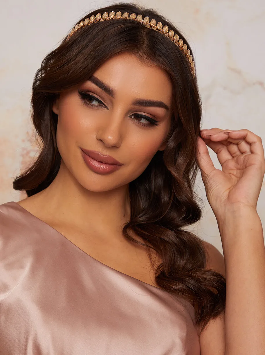 Embellished Headband in Rose Gold sold by Chi Chi London product image thumbnail 2