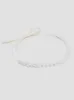 Diamante Beaded Hairpiece in Cream sold by Chi Chi London