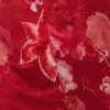 V Neck Puff Sleeve Floral Midi Dress in Red sold by Chi Chi London