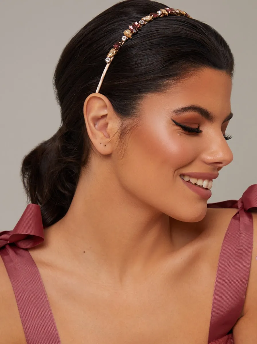 Jewelled Headband in Multi sold by Chi Chi London