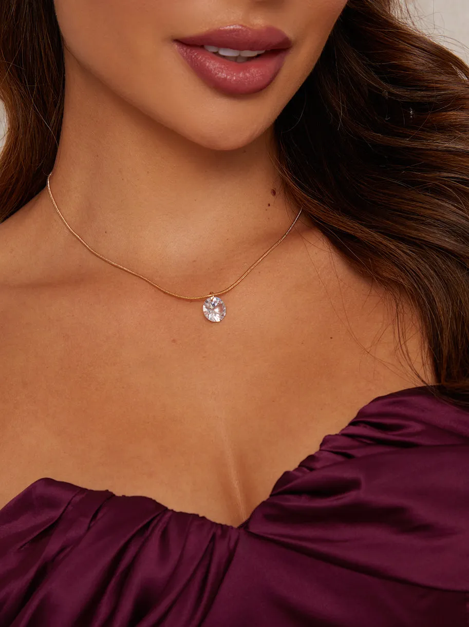 Gemstone Necklace in Gold Tone sold by Chi Chi London product image thumbnail 2