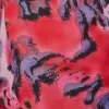 Plus Size Square Neck Abstract Print Midi Dress in Multi sold by Chi Chi London