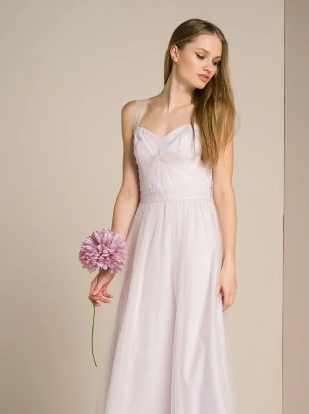 Cami Strap Lace Maxi Dress In Lilac sold by Chi Chi London product image thumbnail 2