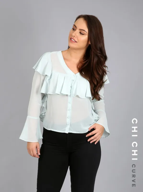 Chi Chi Curve Tonie Top sold by Chi Chi London