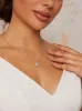 Gemstone Necklace in Silver sold by Chi Chi London