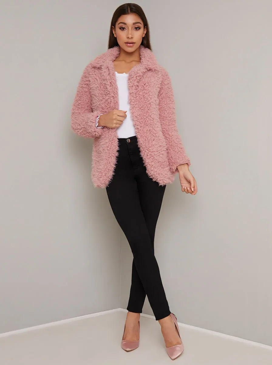 Teddy Jacket in Pink sold by Chi Chi London product image thumbnail 3