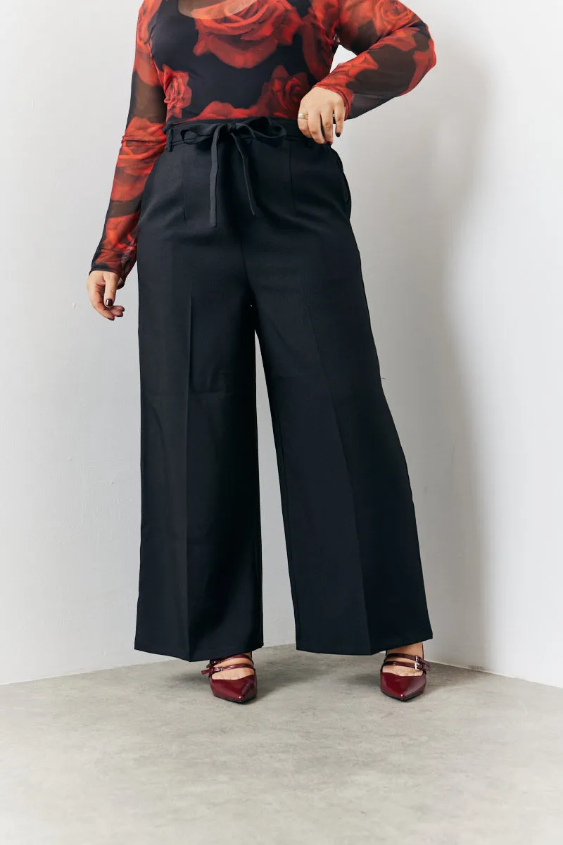 Tie Front Wide Leg Trouser sold by Chi Chi London product image thumbnail 3