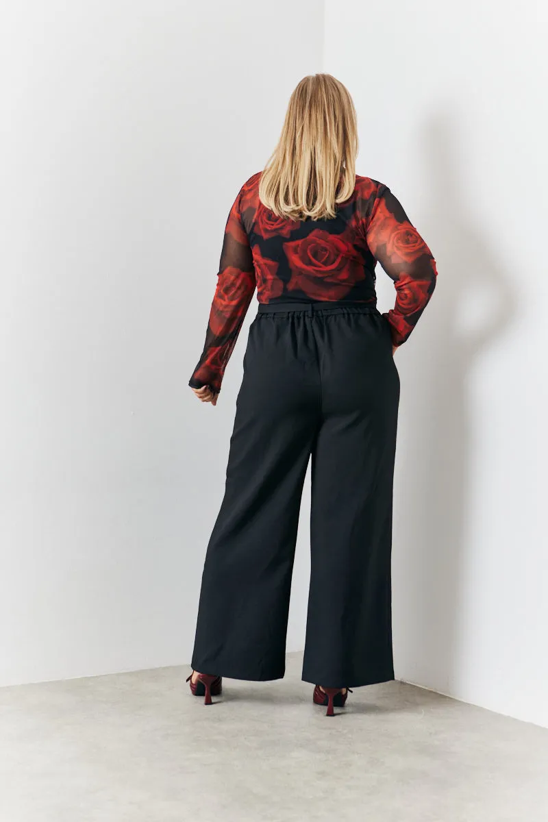 Tie Front Wide Leg Trouser sold by Chi Chi London product image thumbnail 2