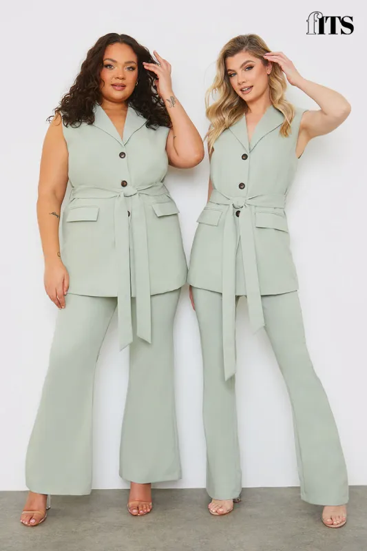 Tailored Fit and Flare Trouser made by In the style