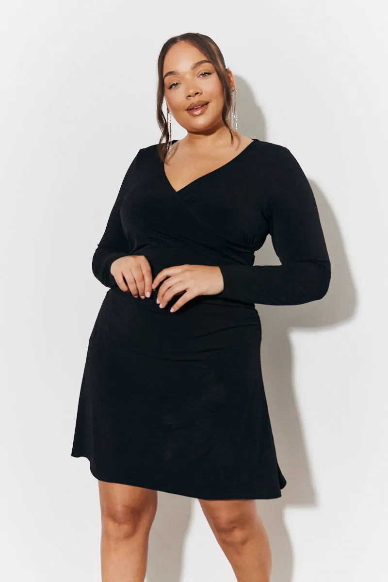 Magic Sculpting Wrap Mini Skater Dress sold by Chi Chi London product image thumbnail 5